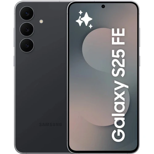 Samsung Galaxy S25 FE 5G 256GB - Jet Black *AU STOCK*, 6.7', Full HD+, 120Hz, 8GB/256GB, 50MP/12MP, Single+ eSIM, AI, 4900mAh, 2 Years Warranty