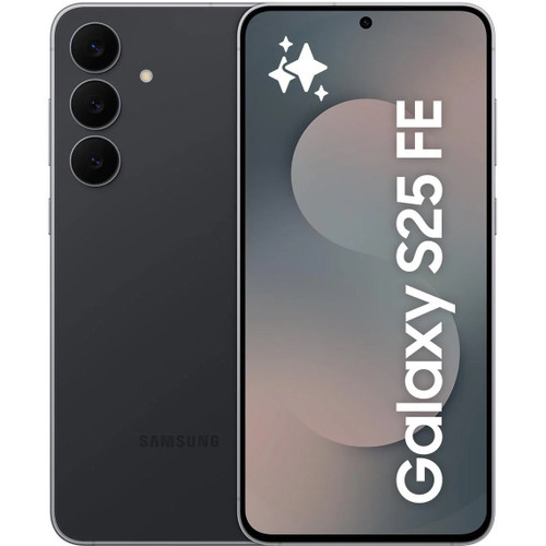 Samsung Galaxy S25 FE 5G 128GB - Jet Black *AU STOCK*, 6.7', Full HD+, 120Hz, 8GB/128GB, 50MP/12MP, Single+ eSIM, AI, 4900mAh, 2 Years Warranty