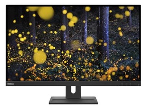 Lenovo ThinkVision E27q-20 27' QHD IPS Monitor 2K 2560 x 1440 16:9 Height Adjustable Tilt Swivel Pivot DP HDMI 3yr