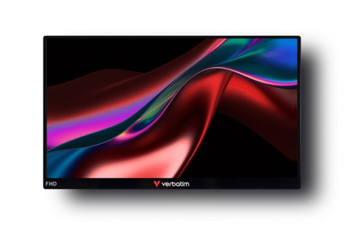 Verbatim PM-14 14' FHD Portable Monitor 1920x1080 - 60Hz HDMI - USB-C for Laptop / PC / Mac / PS3 / 4 / 5/ Xbox / Phone - Works with Windows, Mac OS &