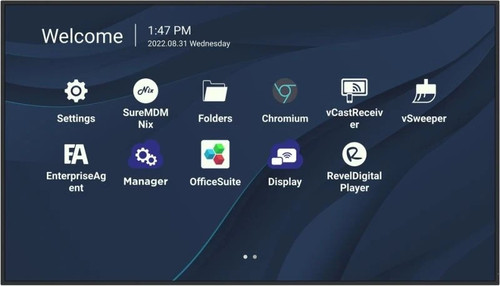ViewSonic CDE8630 86' 4K Presentation Display, Wireless presentation Single USB-C cable 24/7 video playback Remote management ProAV Portrait display