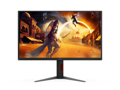 AOC 26.5' QD-OLED, 2560×1440@240Hz, 0.03ms, 1000cd/m² HDR, DCI-P3 99%, sRGB 100%, 1.07B colors, DP1.4, HDMI2.0, USB 3.2×4, VESA 100×100, 130mm