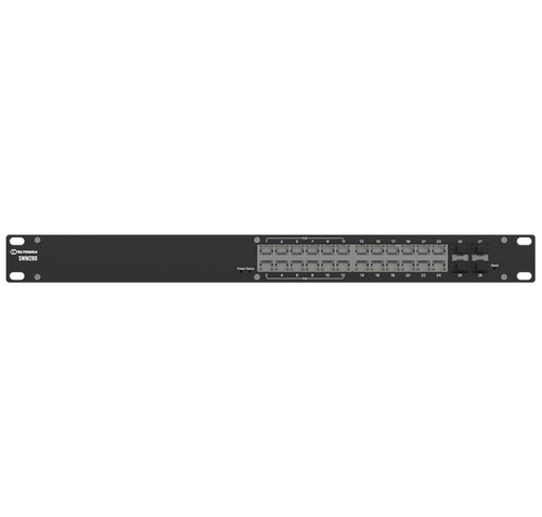 Teltonika SWM280 PoE+ Managed Switch, 24 x ETH ports, 10/100/1000 Mbps,12 PoE+ ports with up to 30W per port, 2 year free RMS License.