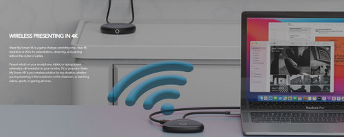 Verbatim USB-C Wireless 4K HDMI Adapter -Share My Screen 4K