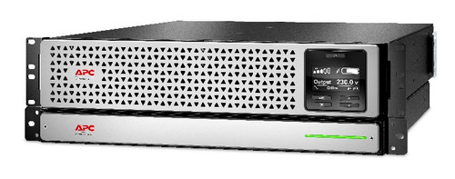 APC Smart-UPS 1500VA/1350W Online UPS, 3U RM, 230V/10A Input, 8x IEC C13 Outlets, Li-Ion Battery, W/ Network Card, W/ Rail Kit