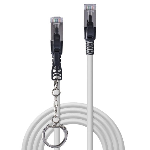 Lindy 15m Locking Cable, Grey