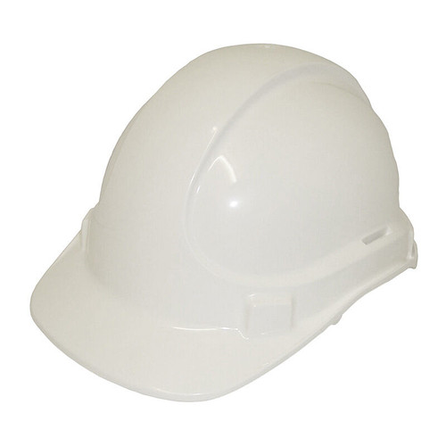 3M  TA560 Safety Helmet, Unvented, ABS, Type 1, White, 20 Each/Case