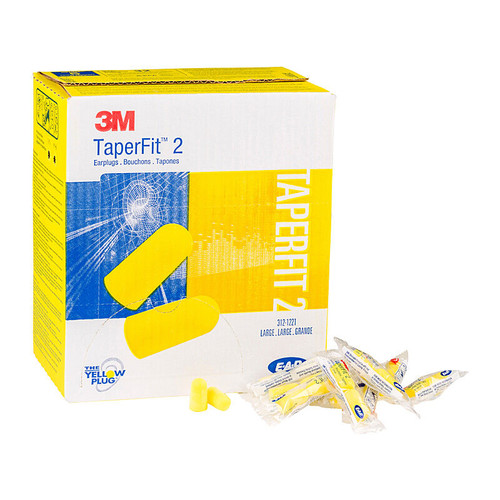 3M  E-A-R  TaperFit  2 Earplugs 312-1221, Uncorded