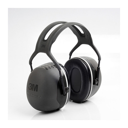 3M PELTOR X Series Premium Headband Earmuff X5A, SLC80 35dB (Class 5), 10 ea/Case