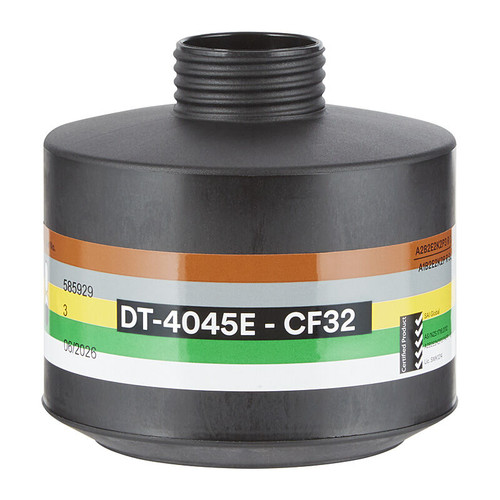 3M  DIN Threaded Gas/Vapour Cartridge and Particulate Filter CF32 A2B2E2K2P3 R D DT-4045E, 10 ea/Case
