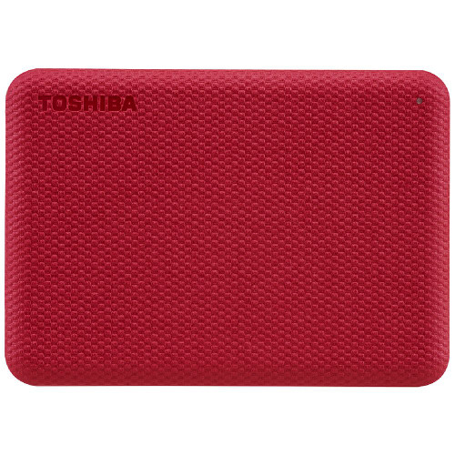 Toshiba 2TB Canvio Advance V10 - 2.5" Portable USB 3.0 Hard Drive, Red, 3YR