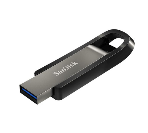 SanDisk 256GB Extreme GO USB3.2 Metal  Flash Drive USB-A 400MB/s SecureAccess encryption software2 Lifetime Lifetime Warranty Black