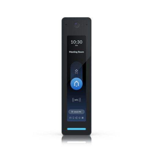 Ubiquiti UniFi Access Reader G2 Professional (BLACK), 2-Way Intercom, Unlock Via NFC or Unifi Identity, IP55 Weather Resistance, Pin Unlock, Incl 2Yr