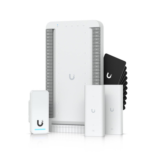 Ubiquiti Elevator Starter Kit, PoE++ , Up/Down/Stop/Full/Door Open, Close/5 Car Position,1 Emergency,  Floor Selection Up18 flooors, Incl 2Yr Warr