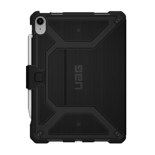 UAG Metropolis Folio Apple iPad 10.9' (10th Gen, 2022) Case - Black (123396114040), Military drop-test standards, Multi-angle kickstand
