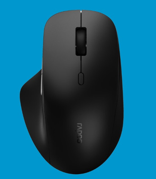 RAPOO M50 PLUS BLACK Wireless Optical Mouse -4-speed preset DPI -Wireless 2.4G transmission. Office and Business Choice