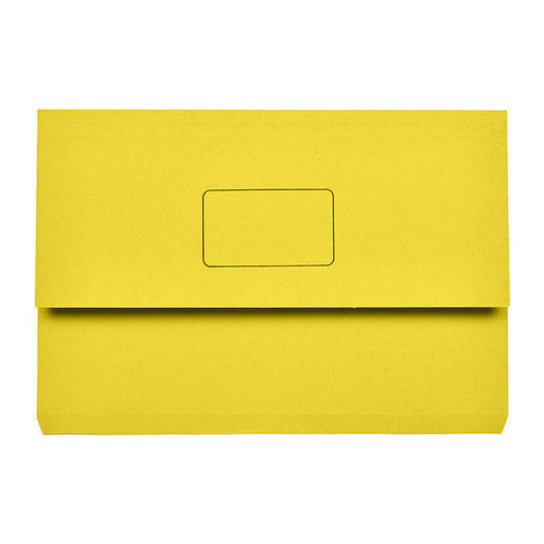 Marbig Wallet Foolscap Slimpick Yellow