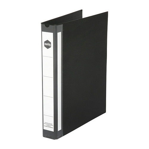 Marbig Binder Deluxe A4 25mm 2D PE Black