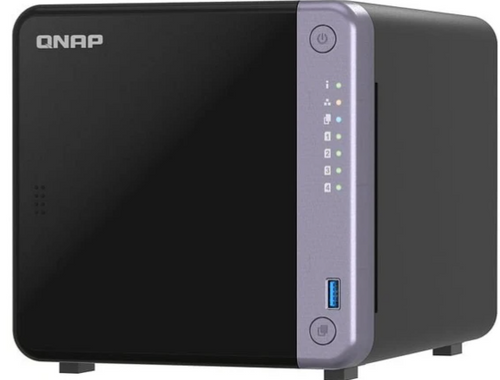 QNAP TS-432X-4G 4-Bay NAS,Alpine AL-524 QC 2.0GHz,4GB RAM(up to 16GB),4x 3.5" SATA,1x10GbE SFP+, 2x 2.5GbE RJ45,1x PCIe Gen3, Support USB One-Touch Copy, 2Y