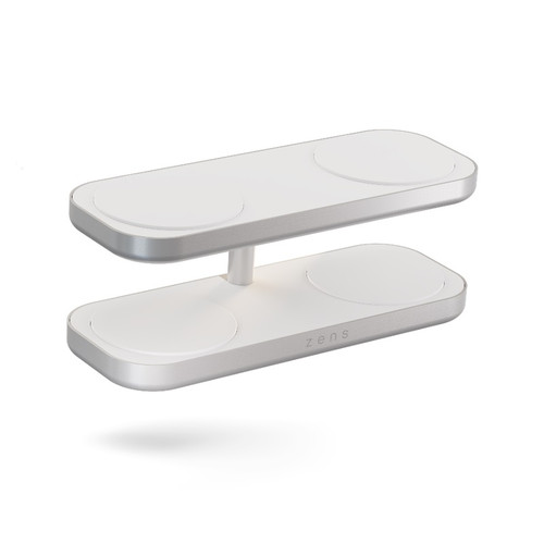 OtterBox 60W Zens Quattro Charger Pro 4 - White (78-81526), Qi2 Wireless Charging, Charge 4 Devices Simultaneously, 3 Years Warranty.