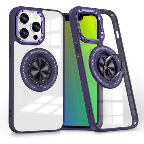 USP Apple iPhone 17 Pro (6.3') MagSafe Case with Ring Holder Purple -  Silicone Bumper, Drop Resistance, Scratch Protection, Durable & Perfect-fit