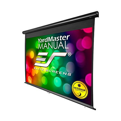 120 169 PULL DOWN SCREEN YARD MASTER MANUAL OUTDOOR PULL DOWN - SLOW RETRACTION