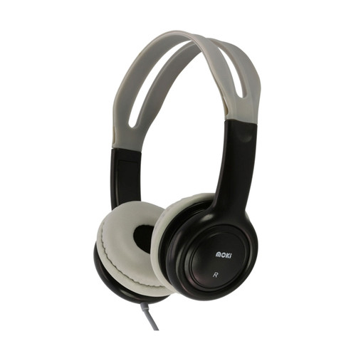 Moki Volume Limited Kids Wired Headphones - Grey Moki Volume Limited Kids Wired Headphones - Grey