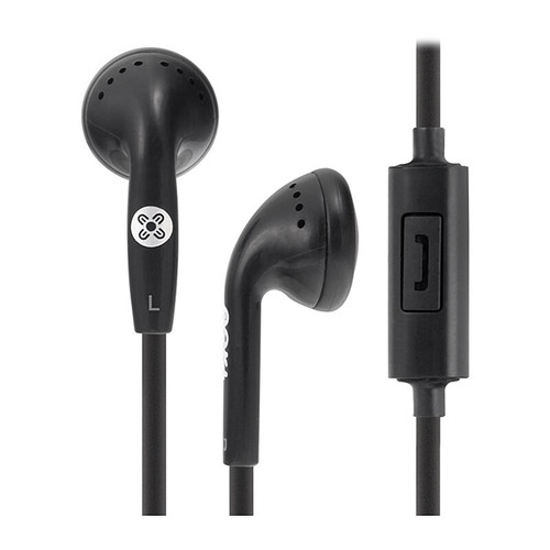 Moki Mic Earphones Black Moki Mic Earphones Black