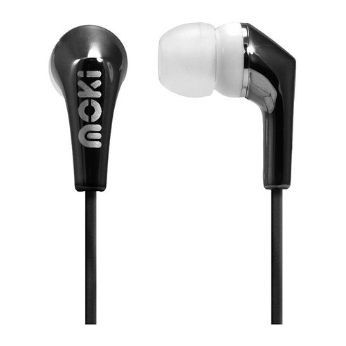 Moki Metallics Earphone Black Moki Metallics Earphone Black