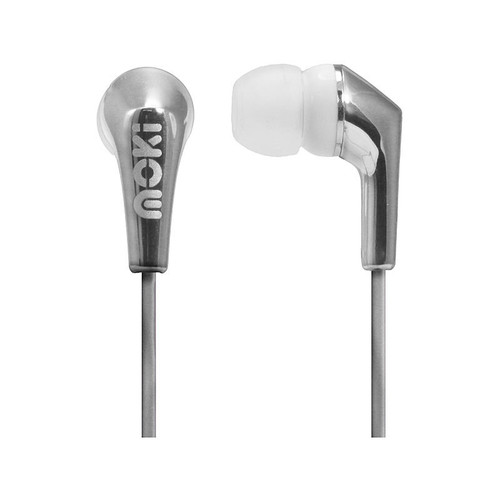 Moki Metallics Earphone Silver Moki Metallics Earphone Silver