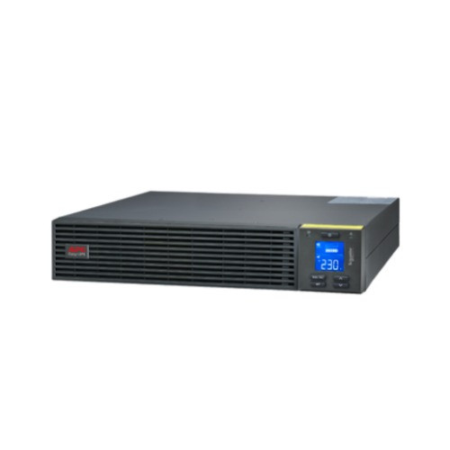 APC Easy UPS 3000VA/2400W Online UPS, 2U Rackmount, 230V/16A Input, 1x IEC C19& 6x IEC C13 Outlets, Lead Acid Battery, W/ Rail Kit