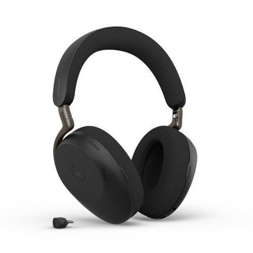 Jabra Evolve3 85, MS Stereo Black Bluetooth ANC Headset, Link390C BT, USB-C