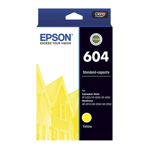 Epson 604 Yellow Ink Cartridge Epson 604 Yellow Ink Cartridge