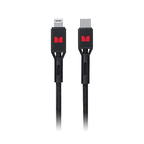 Monster 1.2M Lightning to USB-C Cable Black