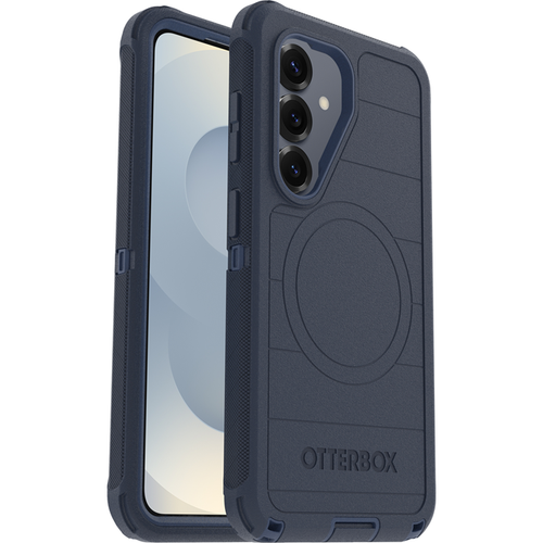 OtterBox Defender Pro Magnets Samsung Galaxy S26 5G (6.3') Riverside - Blue - (77-99863), DROP+ 7X Military Standard, Tri-Layer, 7 Years Warranty