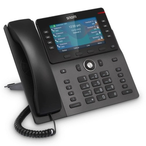 Snom M58 UK, DECT wireless desk phone, 5' color display, Bluetooth, HD audio, Shared Call Emulation, HAC compliance