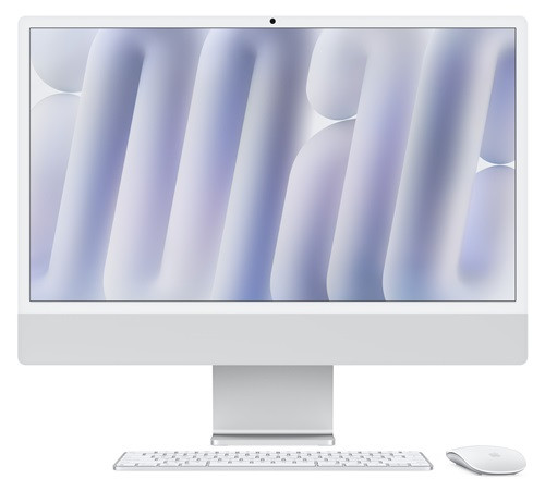 iMac 24in Retina 4.5K - Silver - M4 (10-core CPU / 10-core GPU) - 16GB - 512GB SSD - Magic Kb w/Touch ID - GbE