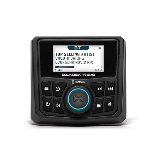 EcoXgear Marine AM/FM/Bluetooth Digital Media Player Gauge Radio
