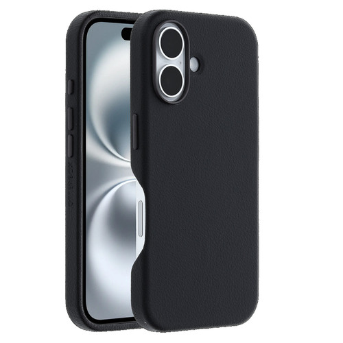 OtterBox Symmetry MagSafe Cactus Leather Apple iPhone 16 Plus (6.7') Case Black - (77-96285),DROP+ 3X Military Standard,Ultra-Sleek,Pocket friendly