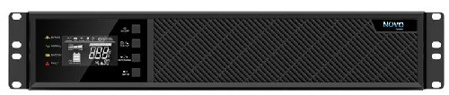 NovoPower HV3000, Basic Online Double Conversion UPS with LCD Display, 3000VA, 2700W, 2U Rack (Rail Kit Aavailable Seperately), 2 Year Warranty