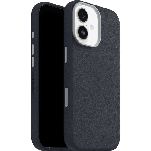 OtterBox Symmetry Cactus Leather MagSafe Apple iPhone 17 (6.3') Case Blue Sentiment - (77-99021), DROP+ 3X Military Standard, 7 Years Warranty