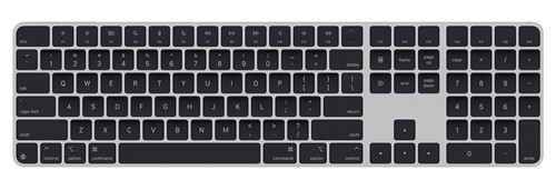 Apple MXK83ZA/A, Magic Keyboard with Touch ID and Numeric Keypad for Mac models with Apple silicon, US English, Black Keys, 1 Year Warranty