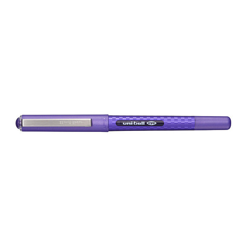 uni-ball Eye Fine Designer Series Violet Bx12  is a specialized, stylish variant of the popular Uni-ball Eye (UB-157) rollerball pen range. It is characterized by its fashionable, colored barrels.