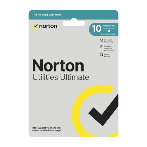 Norton Utilities 1 User 10 Devices 1 Year