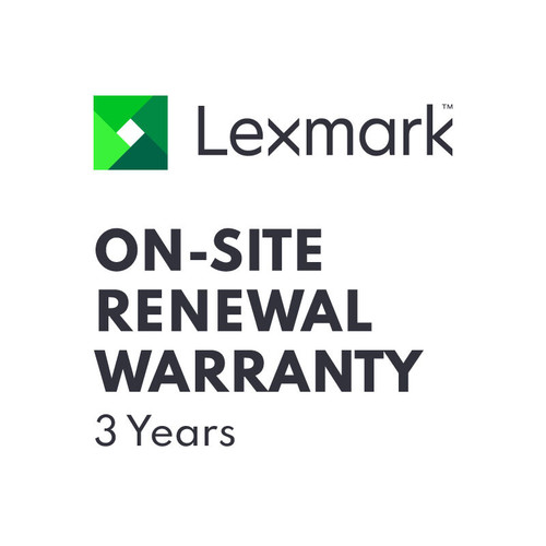 Lexmark 3 Year Onsite Renewal War