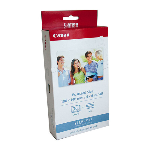 Canon KP-36IP Ink & Paper - 36 Sheet Pack (6" x 4") Canon KP-36IP Ink & Paper - 36 Sheet Pack (6" x 4")