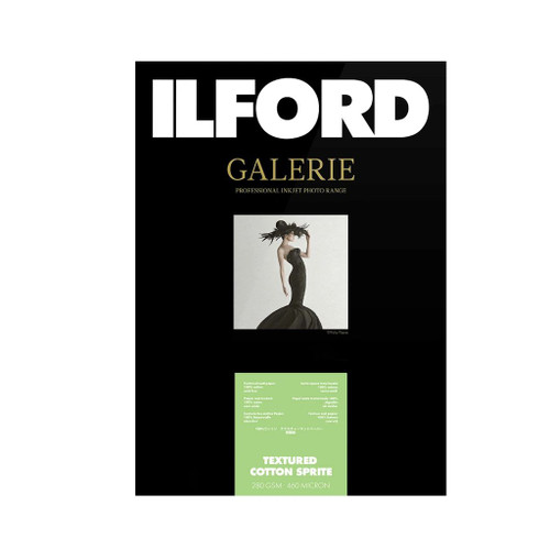 Ilford Galerie Textured Cotton Sprite 310gsm A2 25 Sheets