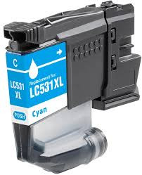 PREMIUM Compatible Brother LC-531XL Cyan Ink Cartridge - 500 pages