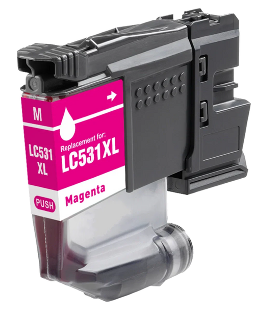PREMIUM Compatible Brother LC-531XL Magenta Ink Cartridge - 500 pages