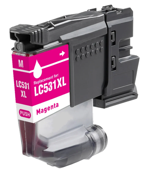 PREMIUM Compatible Brother LC-531XL Magenta Ink Cartridge - 500 pages